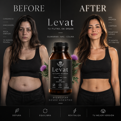 Levat | Cápsulas para el Hígado, Energía y Vitalidad | 60 Cápsulas